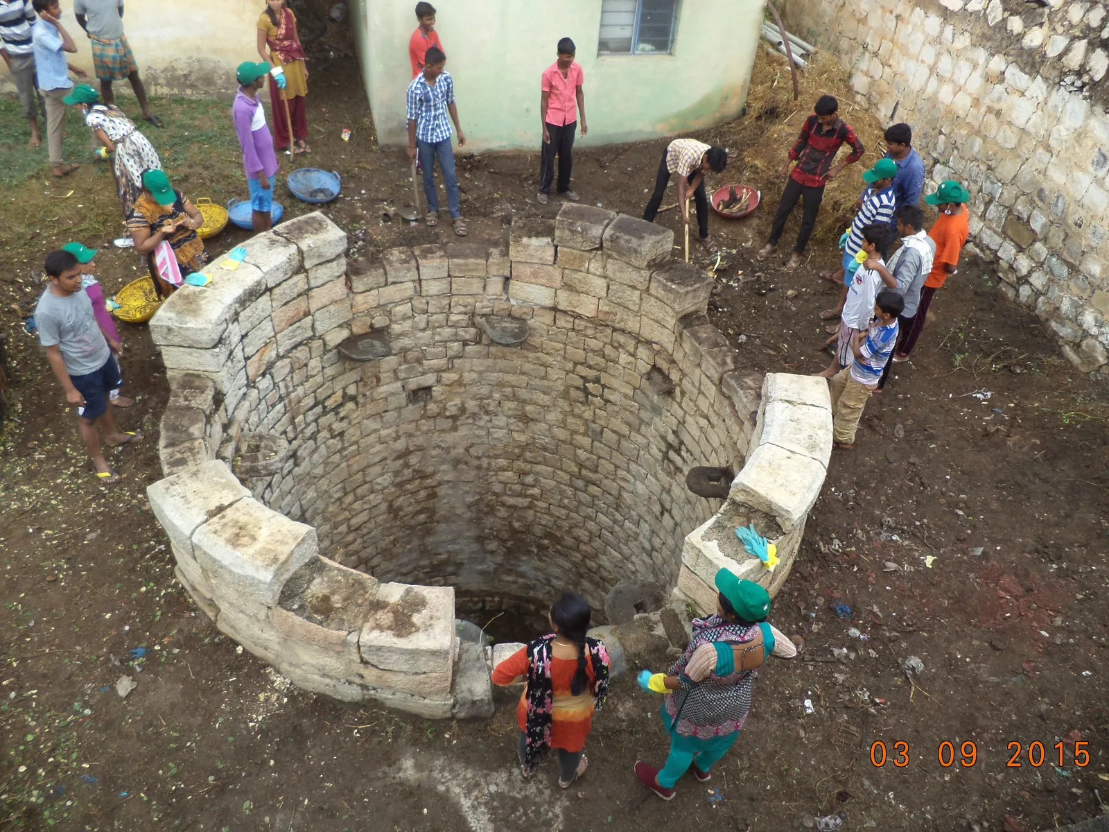 Community participation around a local water source